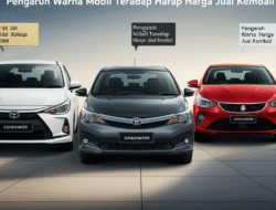 Pengaruh Warna Mobil Terhadap Harga Jual Kembali