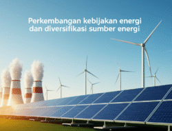 Perkembangan kebijakan energi dan diversifikasi sumber energi