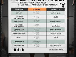 Program Latihan Kekuatan Efektif Untuk Atlet Angkat Besi Pemula