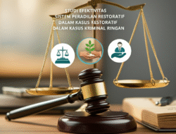Studi Efektivitas Sistem Peradilan Restoratif Dalam Kasus Kriminal Ringan