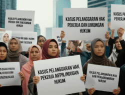 Kasus pelanggaran hak pekerja migran dan perlindungan hukum