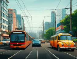 Perkembangan kebijakan transportasi publik