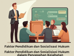 Faktor Pendidikan dan Sosialisasi Hukum dalam Pencegahan Kejahatan