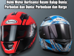 Helm Motor Berlisensi Resmi Balap Dunia: Perbedaan dan Harga