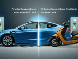 Perbedaan Konsumsi Energi antara Mobil Listrik dan Motor Listrik