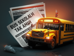 Bus Sekolah Tak Aman: Kecelakaan Terjadi Lagi